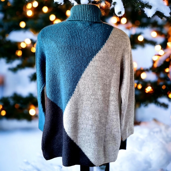 3/$40 Sale! Lily Morgan Cozy Turtleneck Sweater New Without Tags - Picture 3 of 7